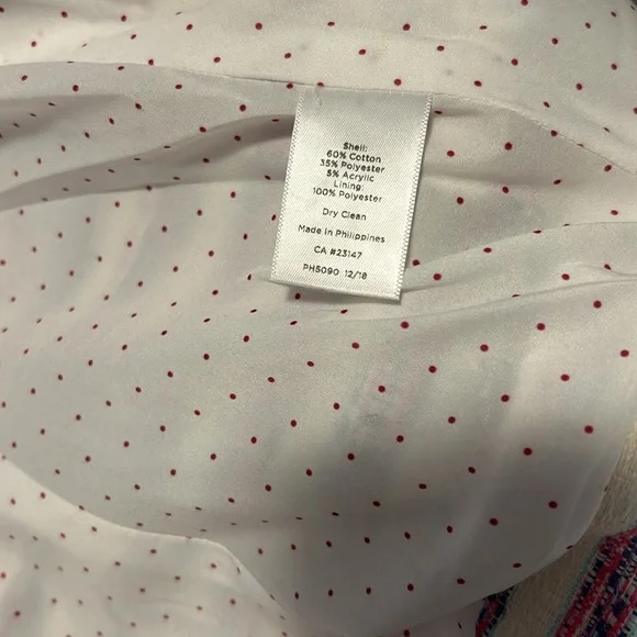 Talbots Tweed Blue/Pink/White Jacket Size Misses 12 - Picture 5 of 5